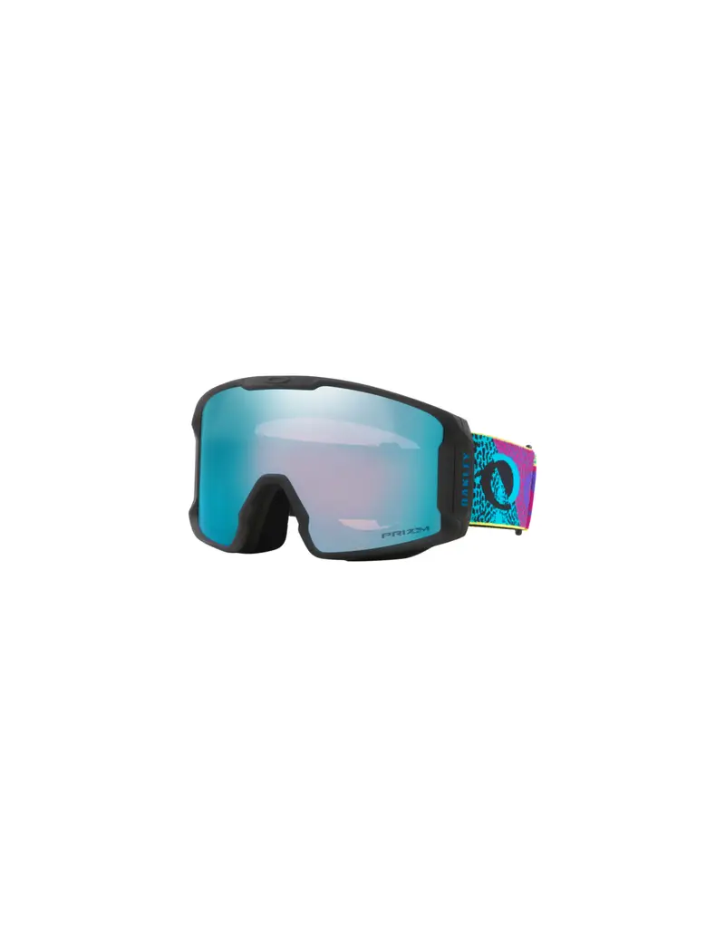 Oakley SALDI Maschera da sci Line Miner L 7070-G5 Multi Digital Ellipse Prizm Snow Sapphire Iridium