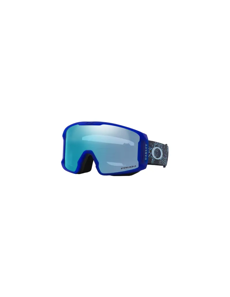 Oakley SALDI Maschera da sci Line Miner M 7093-87 Crystal Blue Prizm Snow Sapphire Iridium