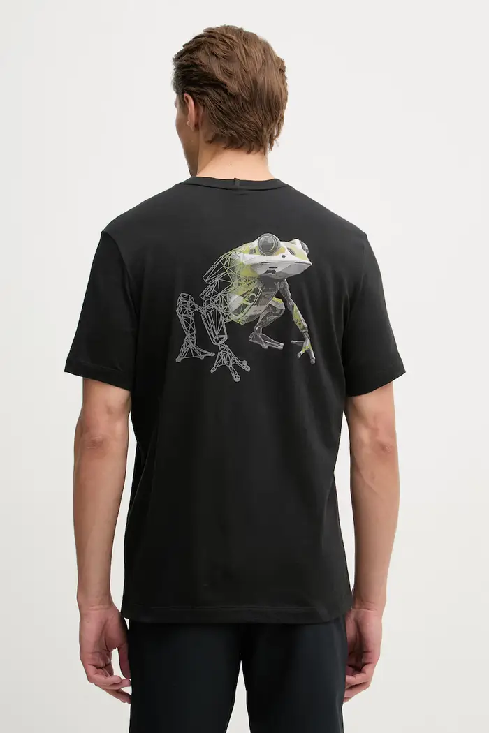 Oakley t-shirt da uomo in cotone FUTURESCAPE FROG Nero