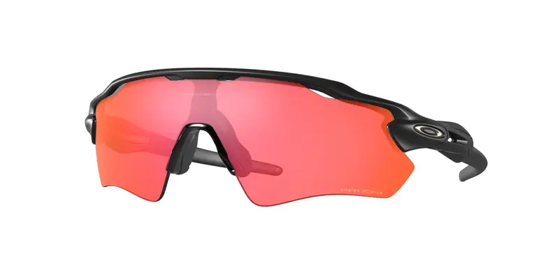 Oakley Unisex OO9208 RADAR EV PATH 920890 Occhiali da sole O_Matter Nero Rosso Maschera Normale Prizm