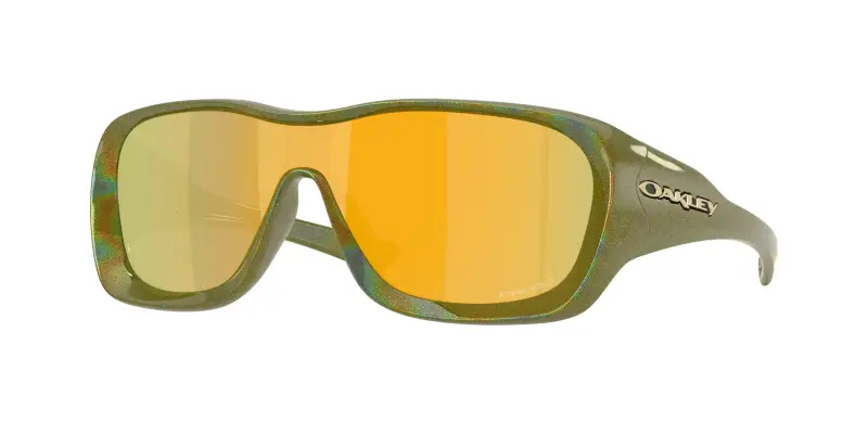Oakley Unisex OO9493 DE LA SALLE 949305 Occhiali da sole O_Matter Verde Oro Squadrata Normale Prizm