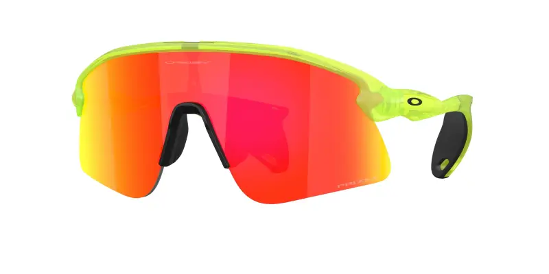 Oakley Unisex OO9518 STUNT DEVIL S 951803 Occhiali da sole O_Matter Verde Rosso Squadrata Normale