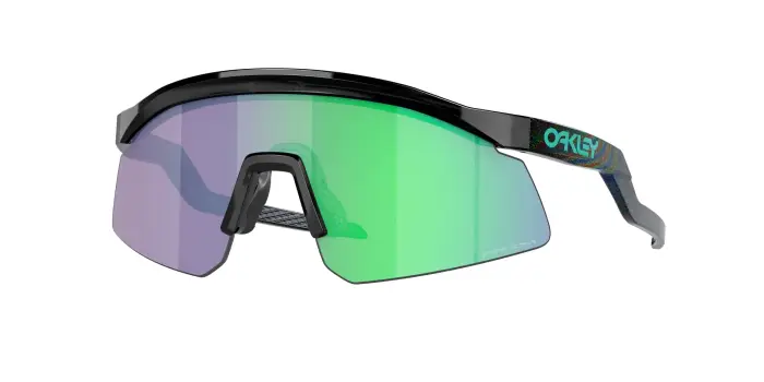 Oakley Uomo OO9229 HYDRA 922915 Occhiali da sole O_Matter Nero Verde Maschera Normale Prizm