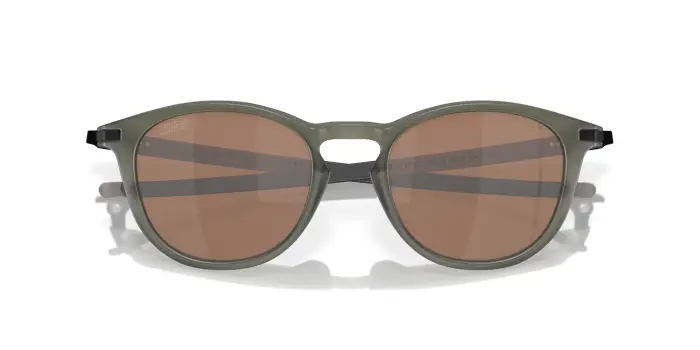 Oakley Uomo OO9439 PITCHMAN R 943918 Occhiali da sole O_Matter Verde Marrone Rotonda Normale Prizm