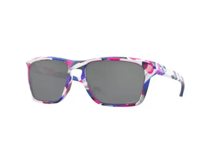 Uomo Oakley OO9448 SYLAS 944825 Occhiali da sole Plastica Fantasia Nero Squadrata Normale Prizm
