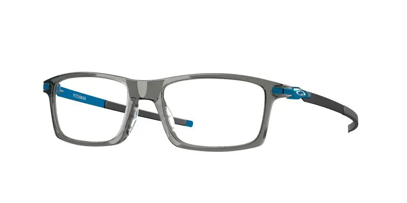 Oakley Uomo OX8050 PITCHMAN 805012 Montature da vista O_Matter Grigio Trasparente Squadrata Normale