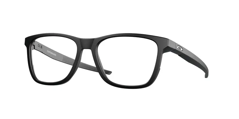 Oakley Uomo OX8163 CENTERBOARD 816301 Montature da vista O_Matter Nero Trasparente Rotonda Normale