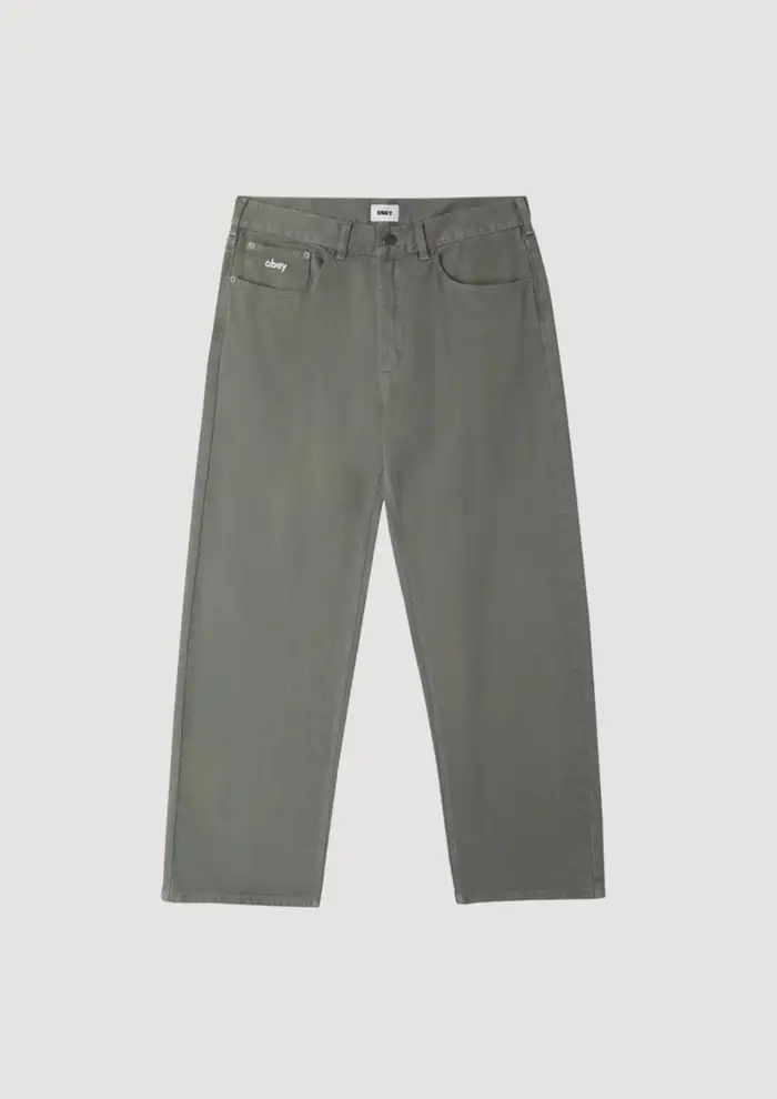 Obey Bigwig Baggy Denim GRAY