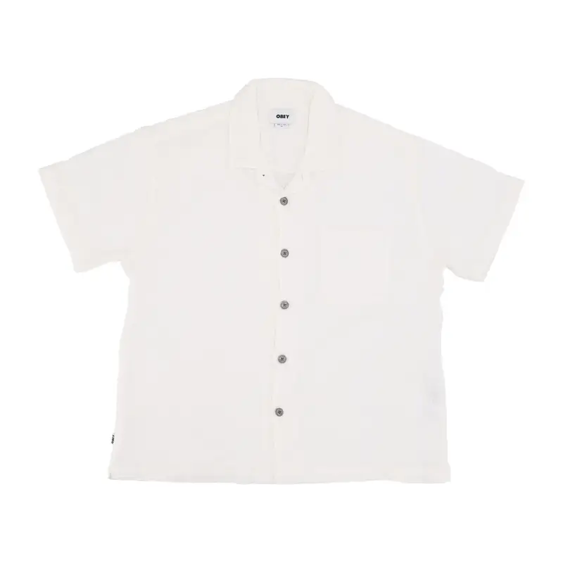 Obey Camicia Manica Corta Uomo Balance Woven Shirt Piroutte