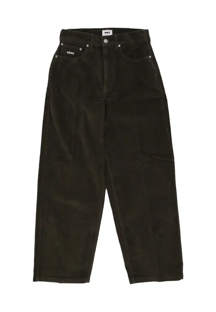 Obey Pantalone Lungo Uomo Bigwig Baggy Corduroy Pant Rosin