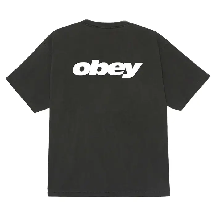Obey t-shirt bounce tee - pigment dusty black OTHER