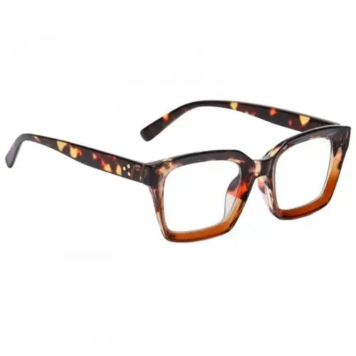 Homirty Occhiali Luce Blu Uomo e Donna, Montatura per Occhiali con Lenti Trasparenti, Cornice Quadrata Occhiali, Montature per