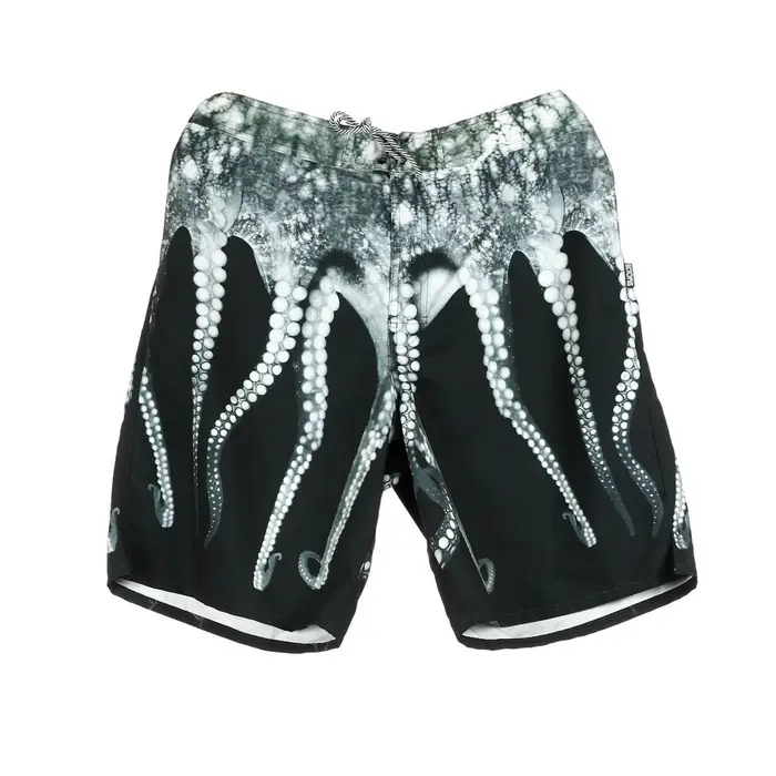 Octopus Costume Bermuda Uomo Board Shorts Real Grey
