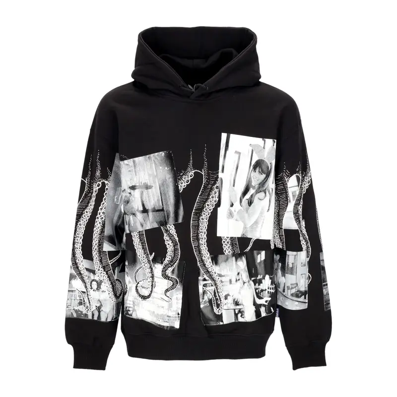 Octopus Felpa Cappuccio Uomo Bunnies Nights Hoodie X Playboy Black