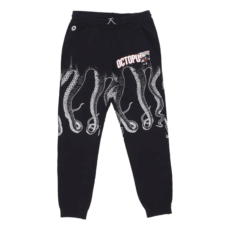 Octopus Pantalone Tuta Leggero Uomo Athletic Sweatpant Black