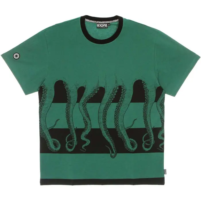 Octopus T-shirt back Tee Multicolore