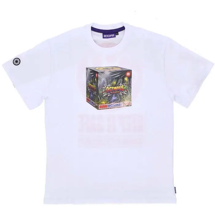 Octopus T-shirt Blaster Tee Bianco