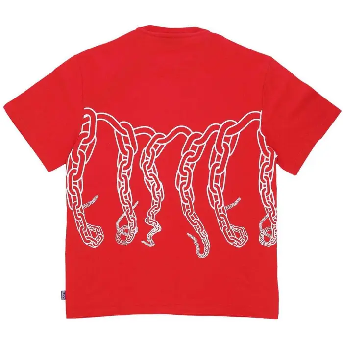 Octopus T-shirt Chain Tee Rosso