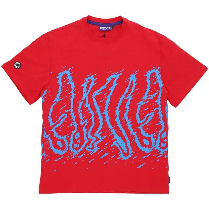 Octopus T-shirt Fast Tee Rosso