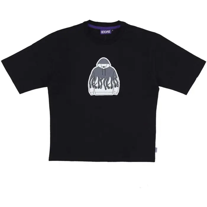 Octopus T-shirt Maglietta Uomo Iconic Tee Black Nero