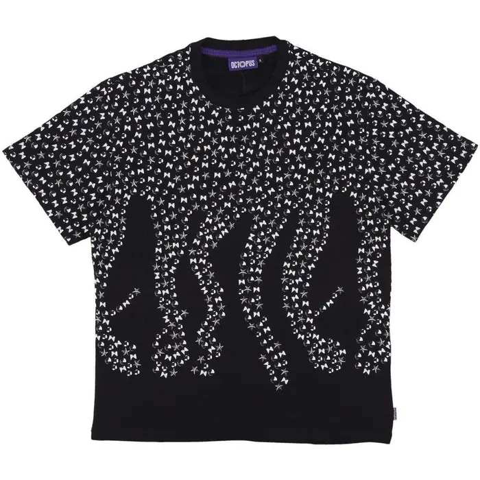 Octopus T-shirt Studs Tee Nero