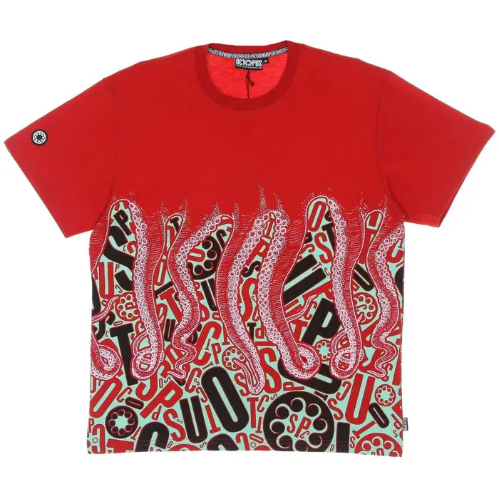 Octopus T-shirt & Polo Letterz Tee Rosso