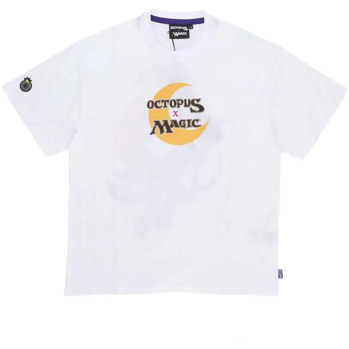 Octopus T-shirt & Polo Maglietta Uomo Magic the Gathering X Ajani Tee White Bianco