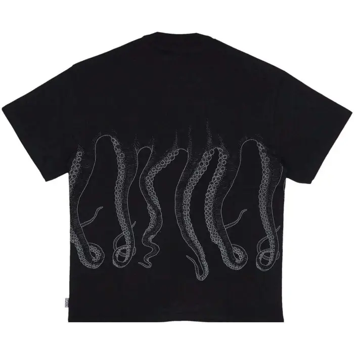 Octopus T-shirt & Polo Maglietta Uomo Outline Tee Black Nero