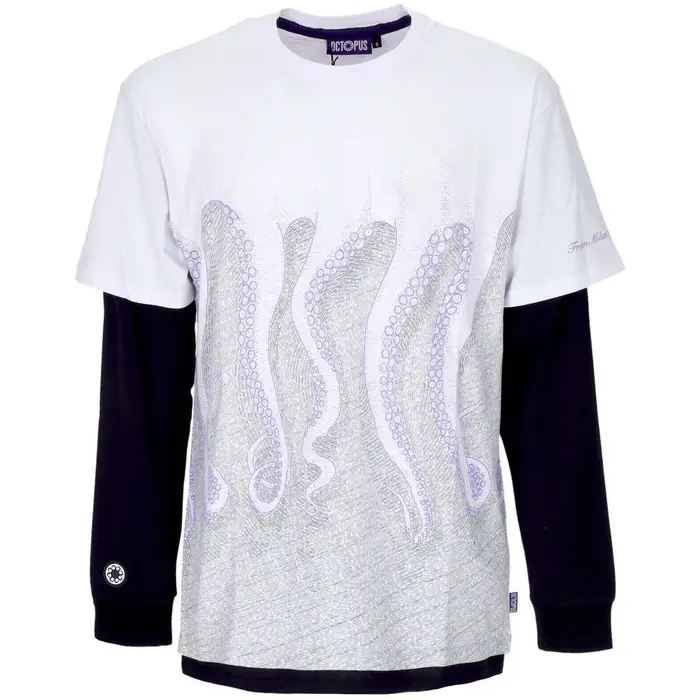Octopus T-shirts a maniche lunghe Milan Ls Tee Bianco