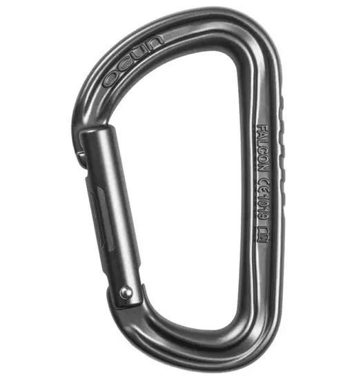 Ocun Falcon Straight - moschettone Grey