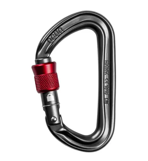 Ocun Hawk Screw - moschettone Black