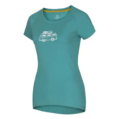 Ocun Maglietta da donna Raglan T green