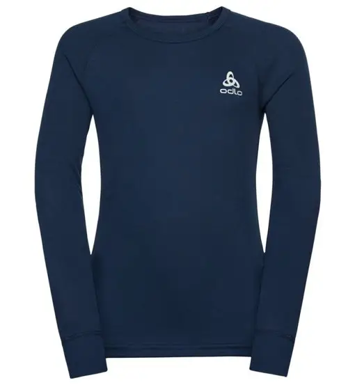 ODLO Active Warm Eco - maglietta tecnica a manica lunga - bambino Blue