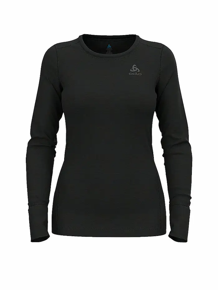 Odlo Damen Shirt Merino 200 nero