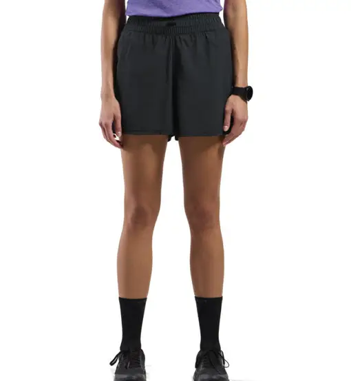 ODLO Essential 365 4 Inch - pantaloni trail running - donna Black