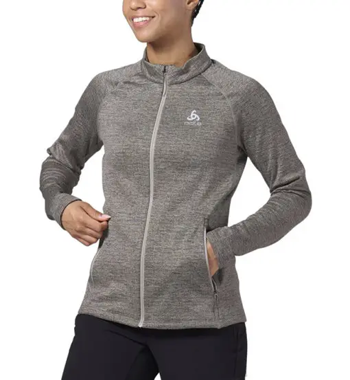 ODLO Fli - felpa in pile - donna Grey