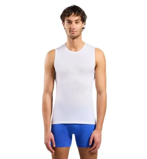 ODLO Performance X-Light - maglietta tecnica senza maniche - uomo White