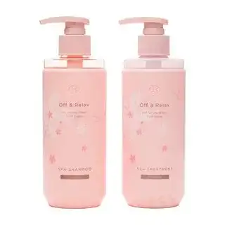 Off & Relax Spa Shampoo & Treatment Early Blooming Cherry Blossom Limited Set 260ml x 2