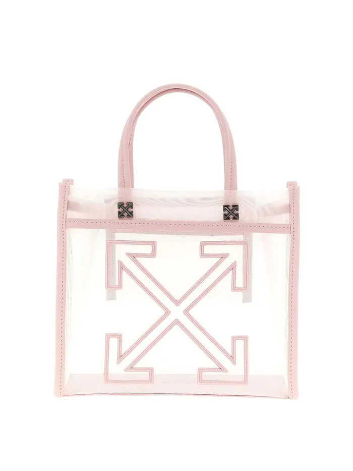 Off-White Borsa Color Carne E Neutri