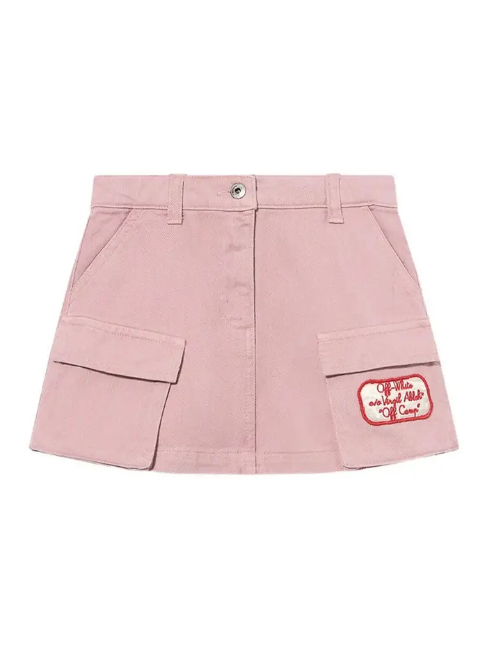 Off-White Gonna Color Carne E Neutri