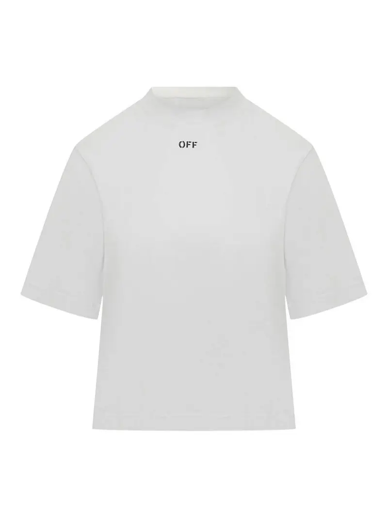 Off-White Logo Tee Bianco