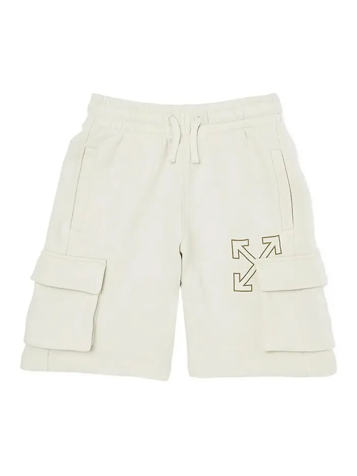 Off-White Shorts Color Carne E Neutri