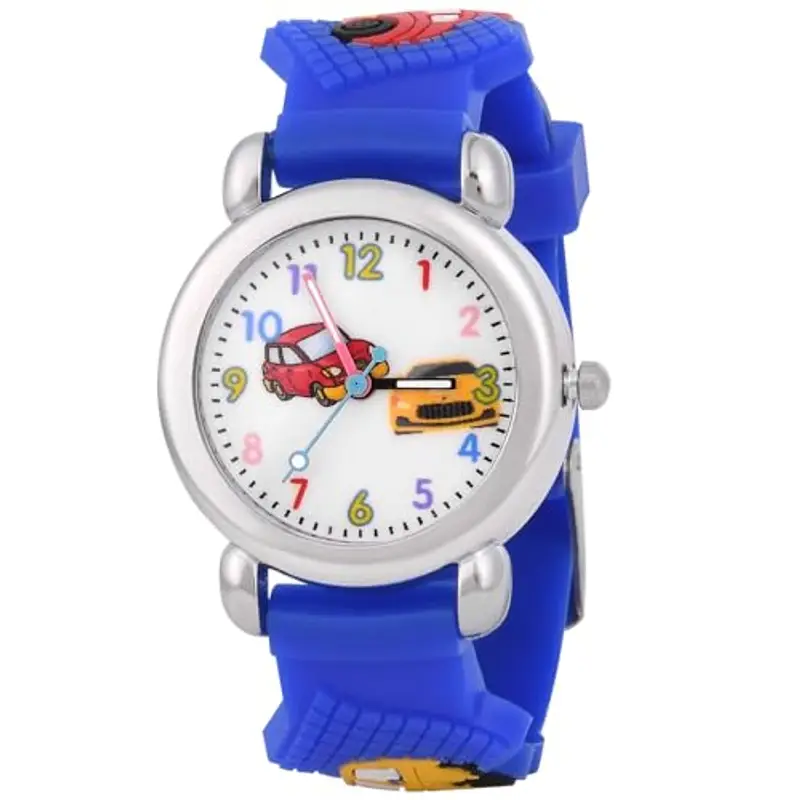 OFFCUP Orologio da Polso per Bambini, Movimento al Quarzo, Cartone Animato 3D