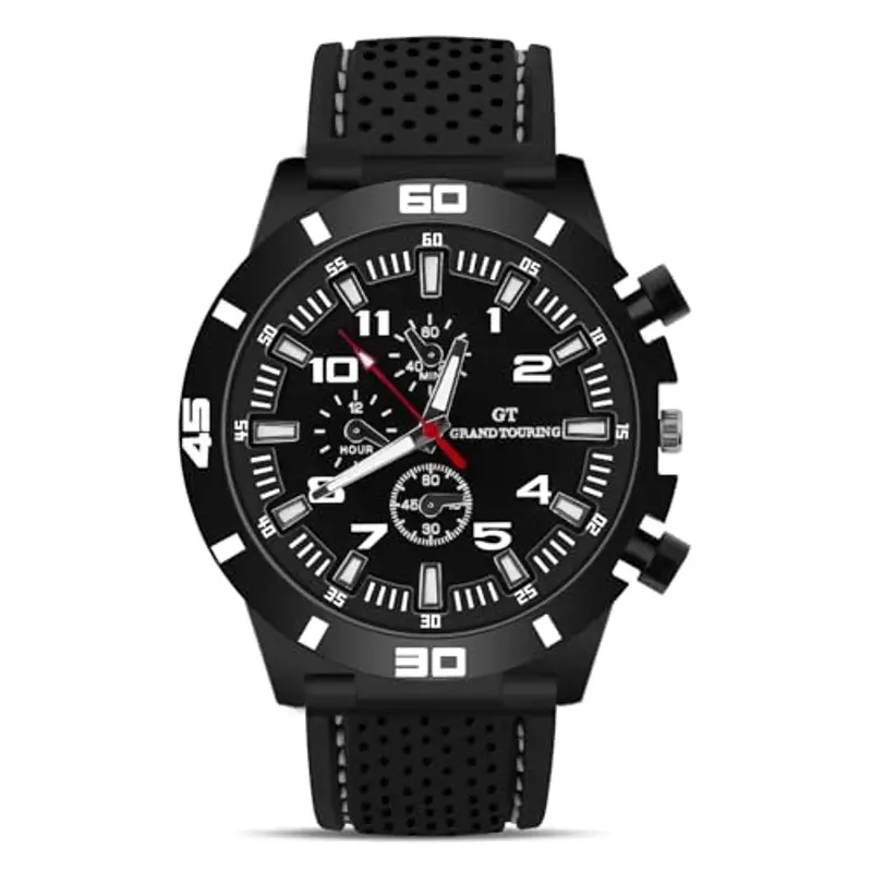 OFFCUP Orologio Uomo Orologio Analogico al Quarzo Orologio da Uomo Cronografo Orologio da Polso Casual Orologi Sportivo