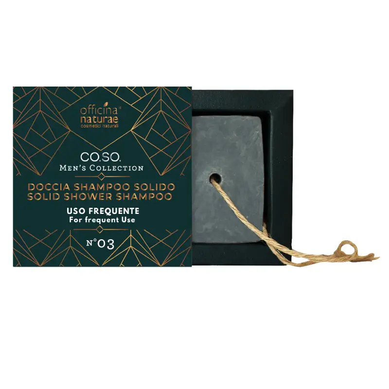 Officina Naturae CO SO Men s Collection DOCCIA SHAMPOO SOLIDO USO FREQUENTE N 03 50g Uomo - Shampoo Uso Frequente