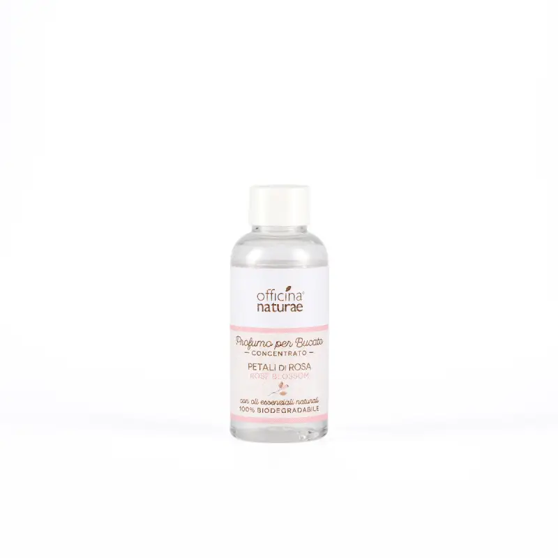 Officina Naturae PROFUMO PER BUCATO CONCENTRATO PETALI DI ROSA 100ml - Prodotti bucato
