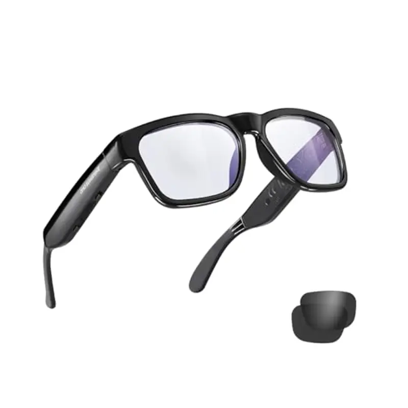 OhO sunshine OhO Smart Glasses unisex, occhiali con altoparlante Bluetooth, protezione UV interno/all'aperto e controllo vocale