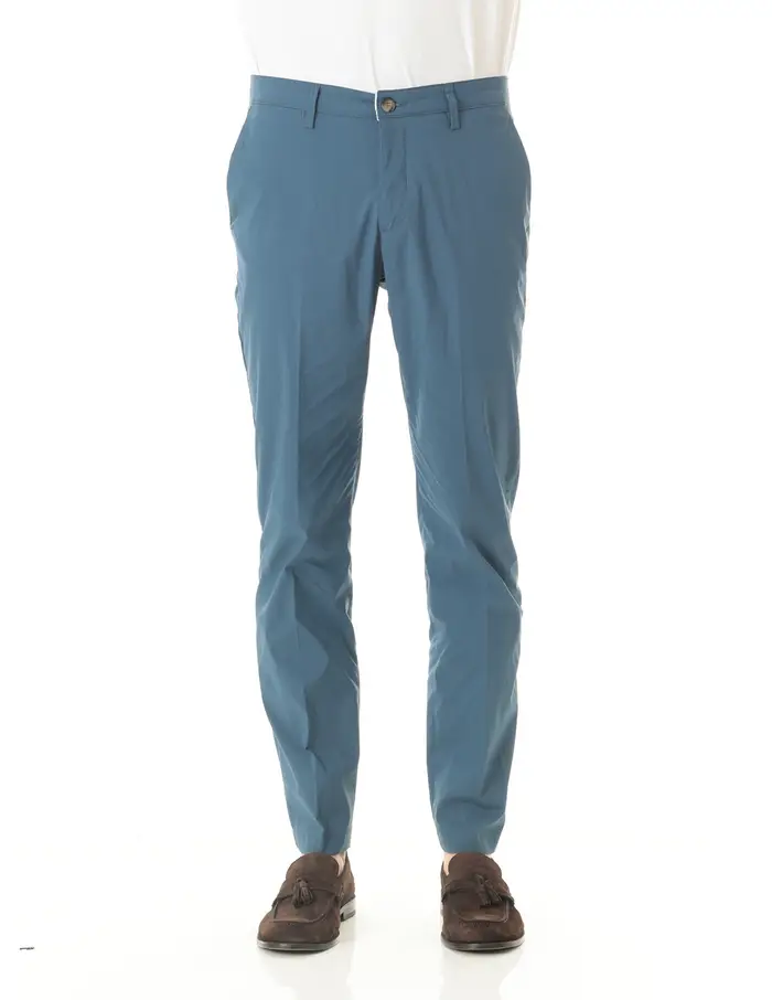 Pantaloni Old river uomo blu denim slim a gamba dritta