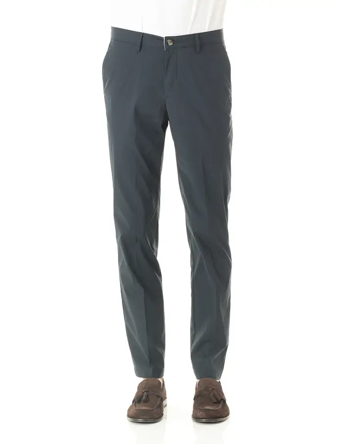 Pantaloni Old river uomo blu scuro slim a gamba dritta