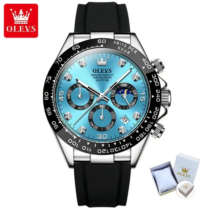 orologio da uomo di lusso orologi da uomo al quarzo impermeabile luminoso orologio di marca superiore per uomo cronografo con data orologio da polso sportivo aero